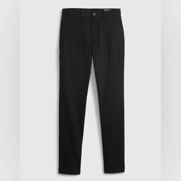 GAP Mens Pants Modern Slim Fit Chinos Khakis GapFlex Black Size 31x32 - Picture 1 of 15